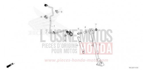 SIDE STAND CRF1100D4P de 2023